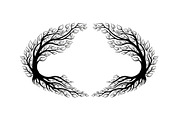 Nature Wreath Frame Vector Bundle, an Illustration by jahid234 (Thumbnail 37 of 51)
