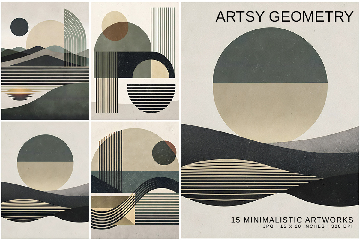 Artsy Geometry, a Decorative Illustration by Digital Art Creations (Photo 4 of 8)