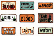 Vintage Rustic Halloween Sublimation, an Illustration by OK Design (Thumbnail 3 of 4)