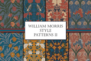 Autumn Boho William Morris Patterns