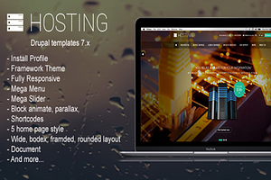 Hosting - Multipurpose Drupal Theme