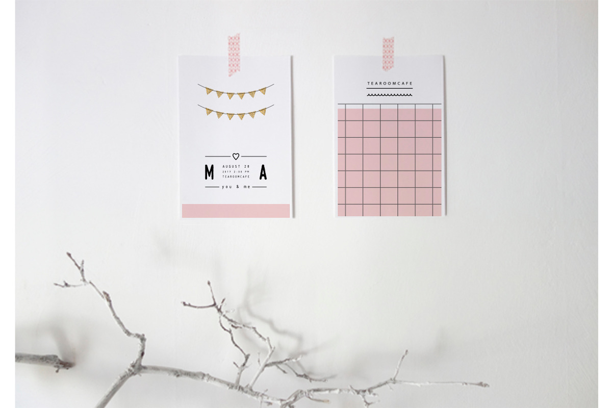 Trendy Cards  VECTOR set, a Card Template by Lera Efremova (Photo 1 of 4)