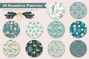 Coastal Christmas Beach Clipart, an Illustration by The Audacious Brush (Thumbnail 10 of 13)
