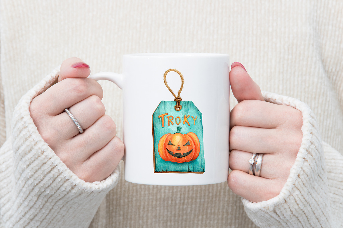 Halloween Wooden Board Sublimation, a Graphic by designcity5 (Photo 5 of 5)