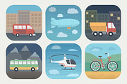 Transport App Icons Set, an Icon by Alex Serada (Thumbnail 2 of 4)