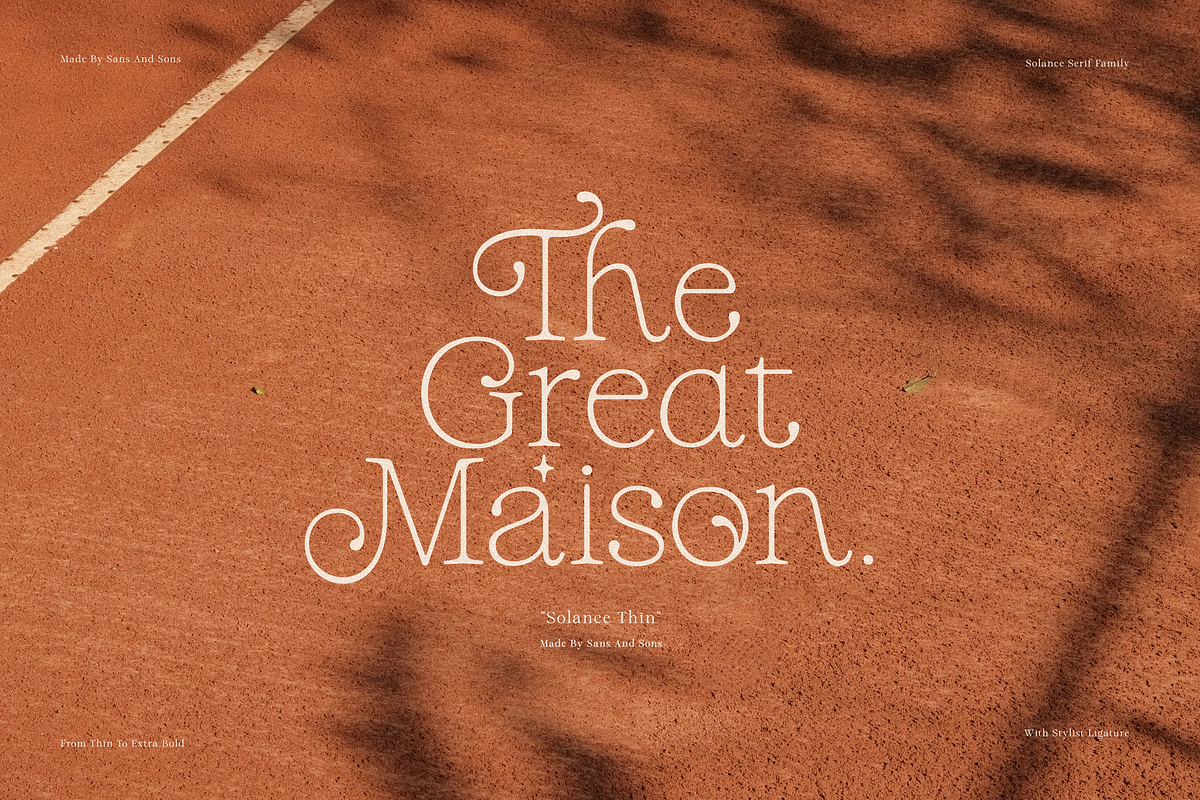 Solance Serif, a Serif Font by Sans & Sons (Photo 6 of 10)