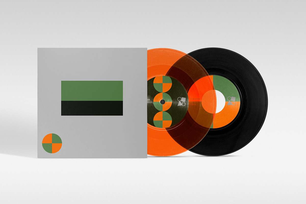 7 Vinyl Mockup, a Packaging Mockup by Glue Lab (Photo 1 of 5)