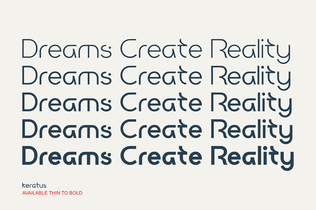 Keratus - Modern Sans Logo Font, a Sans Serif Font by Sealoung (Photo 3 of 12)