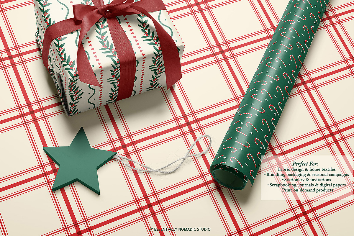 Christmas Seamless Patterns, a Pattern Graphic by Essentially Nomadic (Photo 4 of 9)