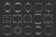 210 hand drawn frames & borders, a Decorative Illustration by Anatartan Design (Thumbnail 4 of 11)