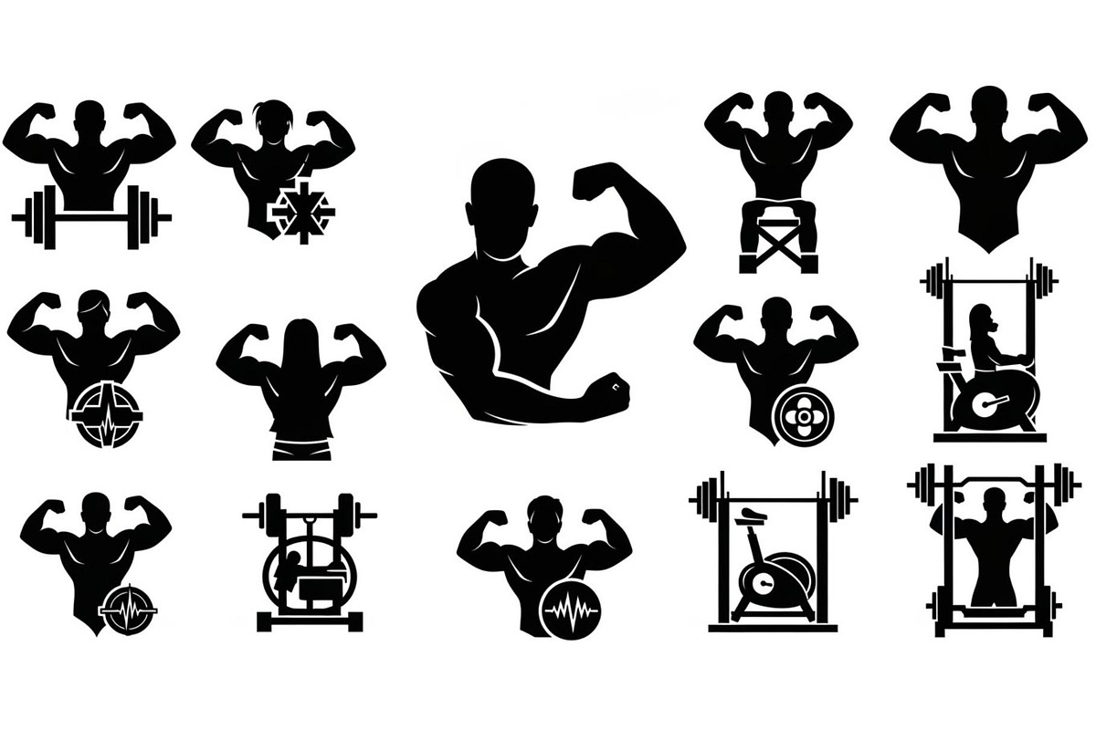 Ultimate Fitness Gym Vector Bundle, an Illustration by Creativeshirt (Photo 40 of 51)