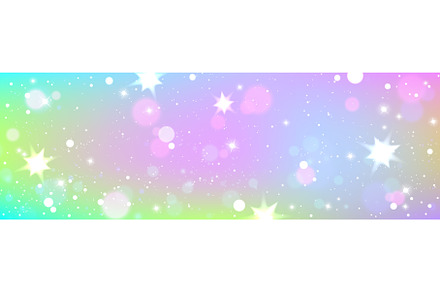 Pastel rainbow gradient background, an Illustration by art PVP - market