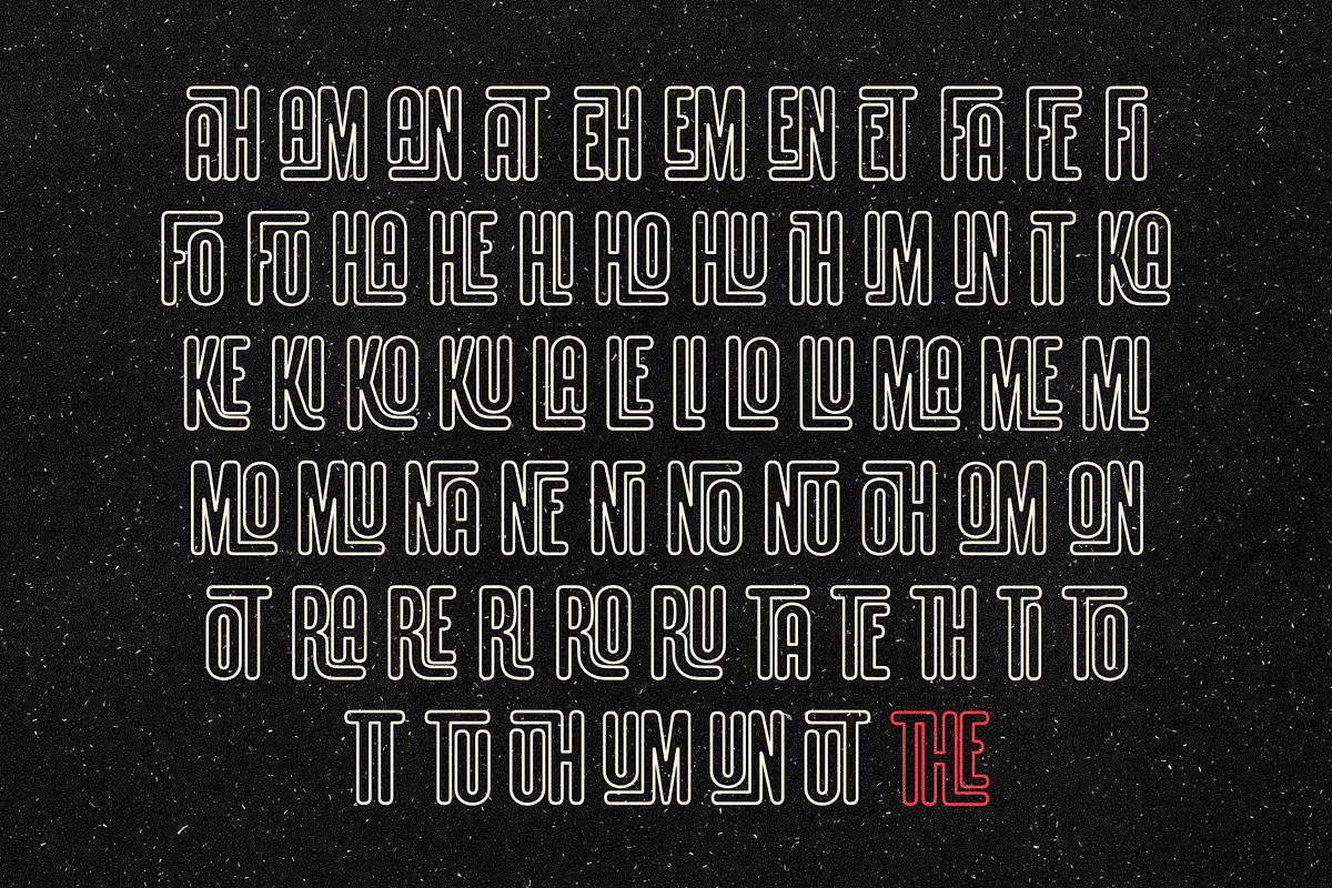 GTS Rocket Rumble | Retro Condensed, a Sans Serif Font by Graptail (Photo 17 of 23)