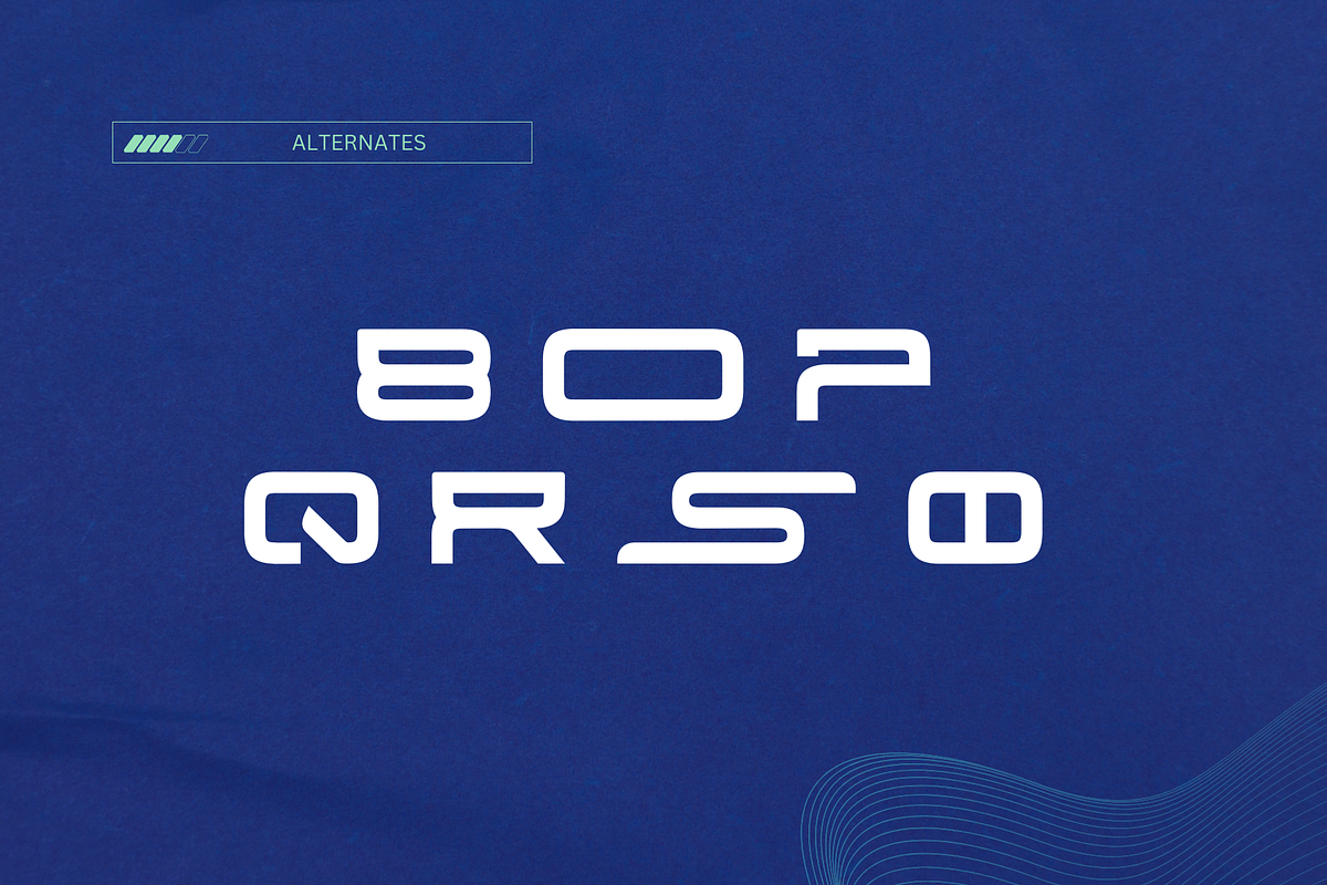 Aerob Sport - Techno Sport Typeface, a Sans Serif Font by Nirmana Visual (Photo 4 of 10)