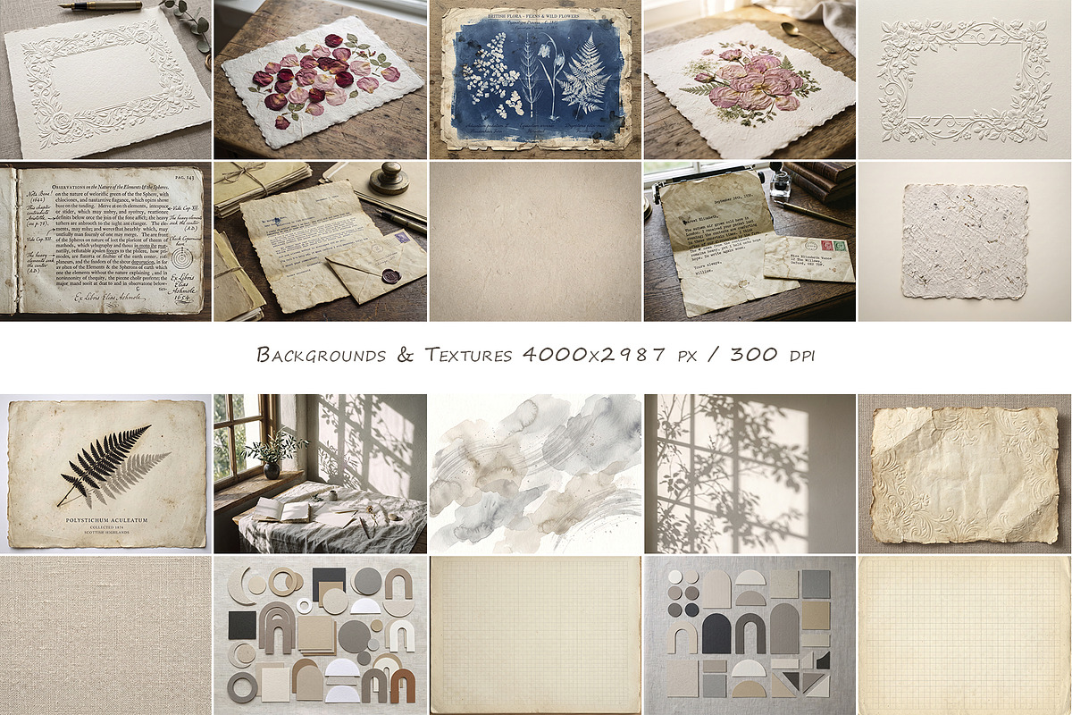 Vintage Coquette Archive, a Background Graphic by Nadia Semyroz (Photo 11 of 12)