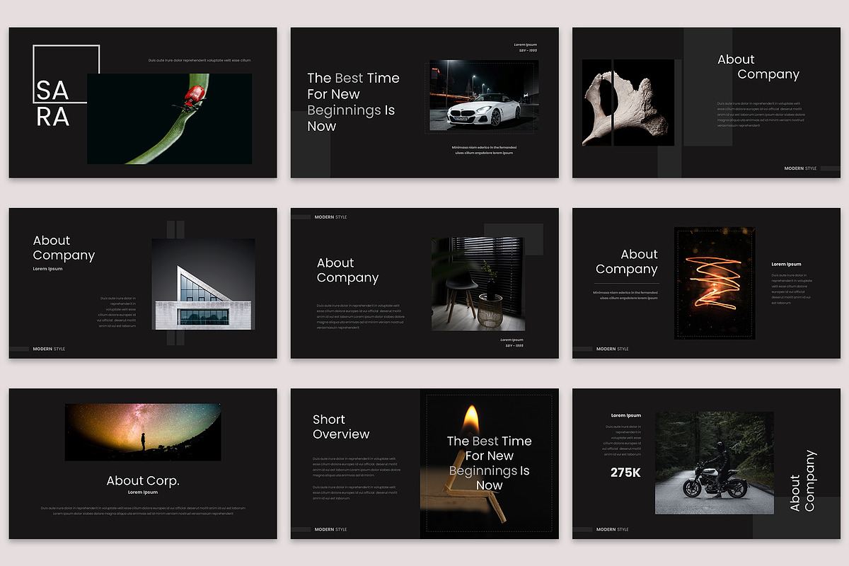 Sara Creative Keynote Presentation preview 2