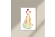 Watercolor Autumn beauty fashion art, a Person Illustration by tranyenhanu (Thumbnail 2 of 3)