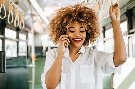 Beautiful black woman city lifestyle, a Person Photo by REDDOT Studio