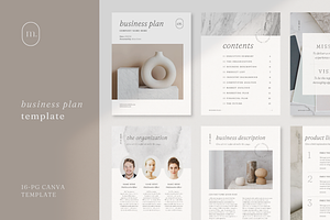 Business Plan Template Canva
