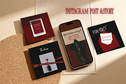 Nail Salon 80s Social Media Pack, a Social Media Template by Prodesign (Thumbnail 1 of 4)