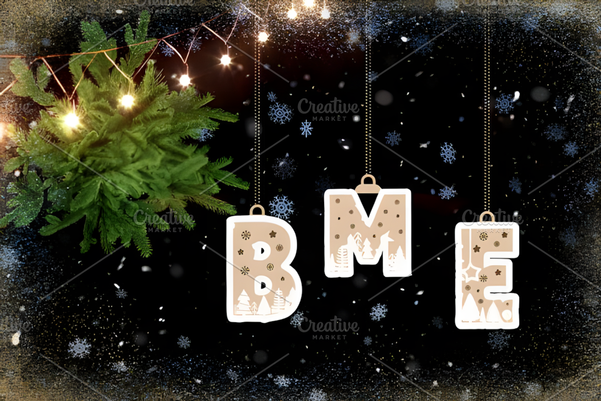 Christmas Alphabet Baubles SVG, an Object 3D Model by Coco Bloom (Photo 3 of 6)