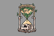 live and die inside the hourglass, a Person Illustration by gunaonedesign (Thumbnail 1 of 4)