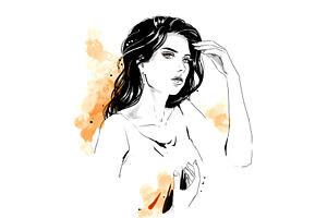 Fashion Illustration, Portrait