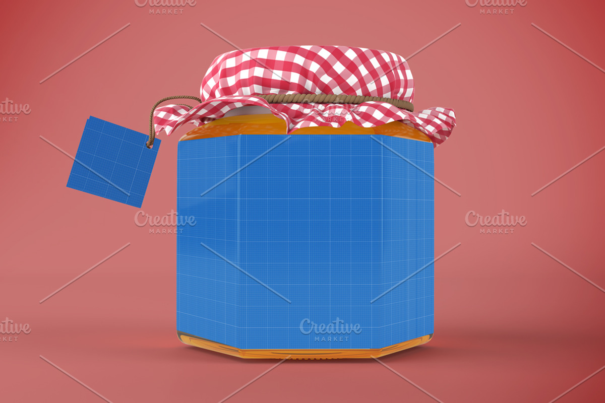 Honey Jar Mockup, a Cups & Container Mockup by Qaleb Studio (Photo 10 of 13)