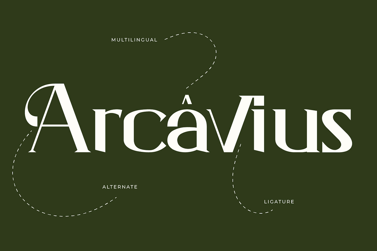 Arcavius - Modern Serif Font, a Serif Font by Rishsketch (Photo 7 of 15)