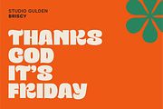 SG - BRISCY Display Font, a Font by Studio Gulden (Thumbnail 12 of 12)