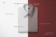 Point‐collar Dress Shirt Mockup, a Shirt Mockup by Creatsy (Thumbnail 3 of 8)