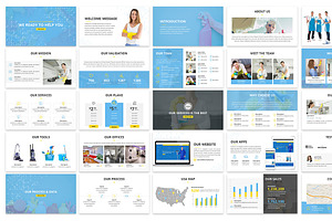 Cleaning Service - Keynote Template