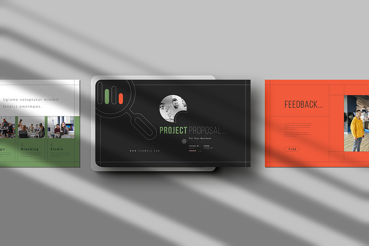 Project Proposal PowerPoint Template, a Presentation Template by White Graphic (Photo 9 of 9)