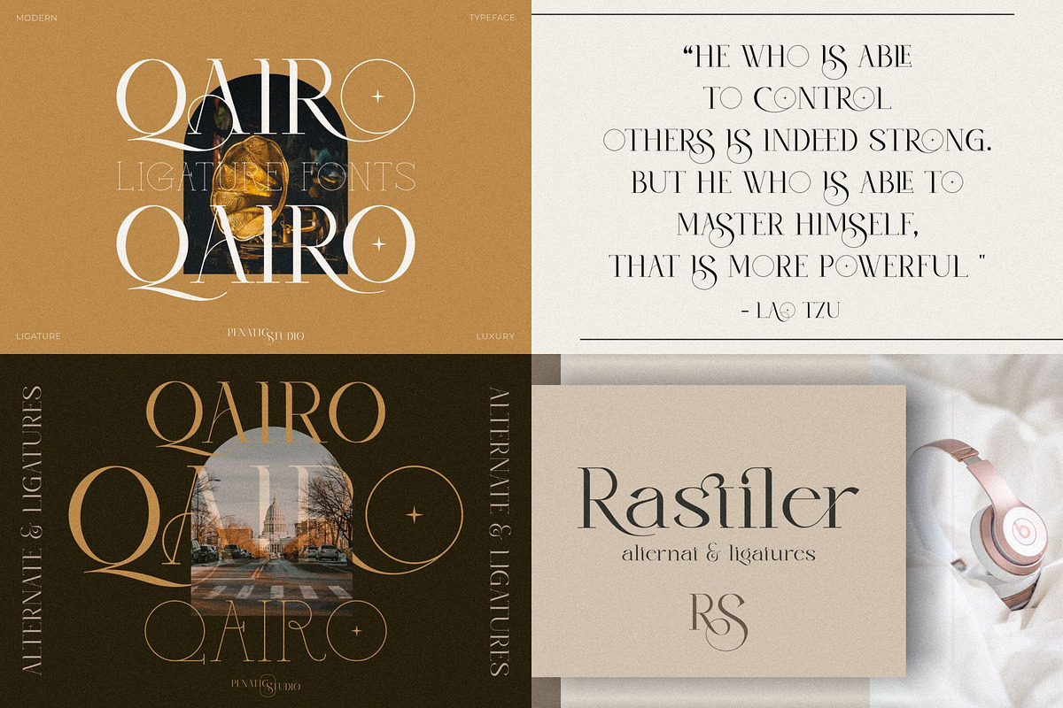 MODERN LIGATURES FONTS BUNDLES, a Serif Font by Penatic Studio (Photo 9 of 13)