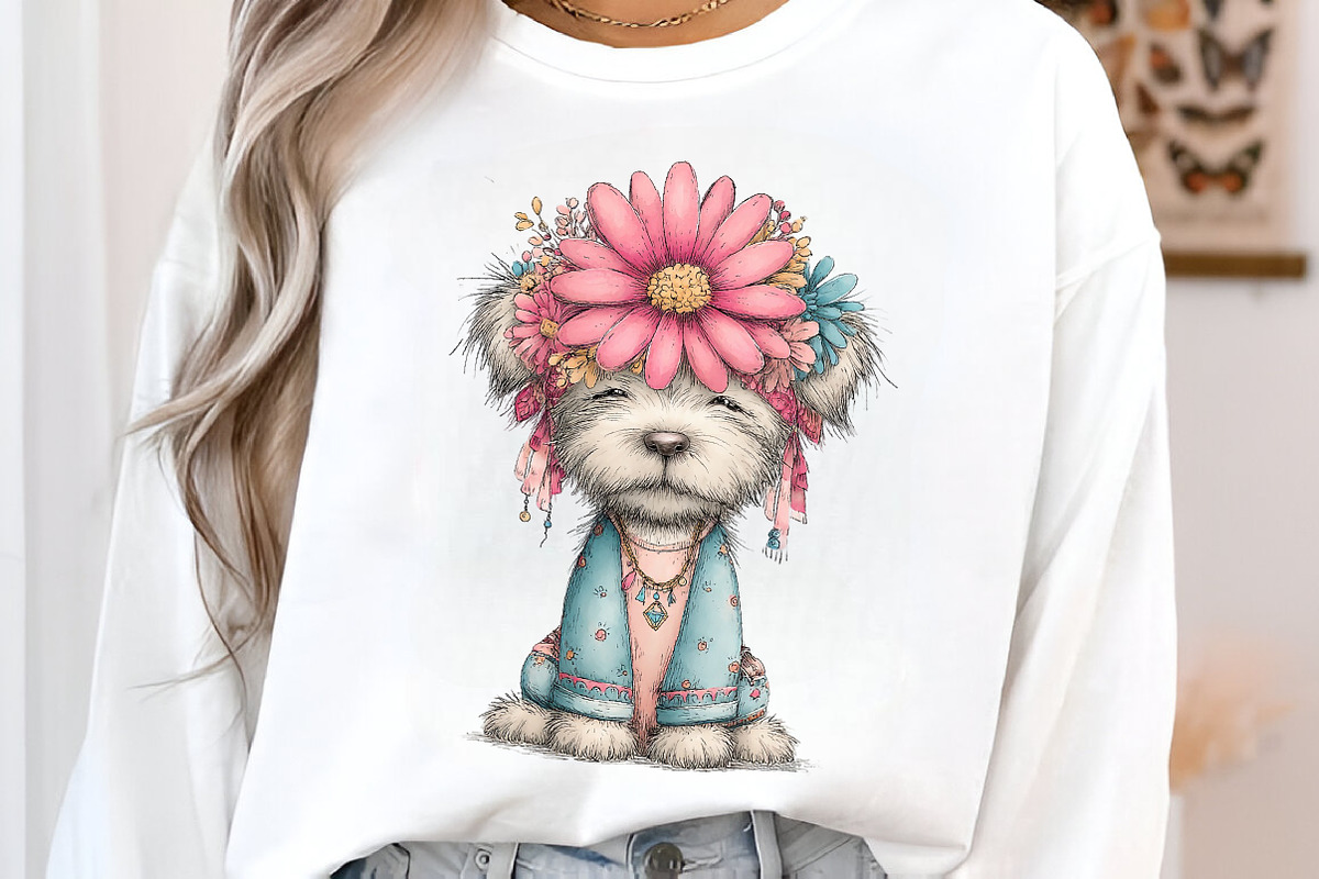 Whimsical Summer Dogs Clipart, an Illustration by GatewayDesign (Photo 4 of 6)