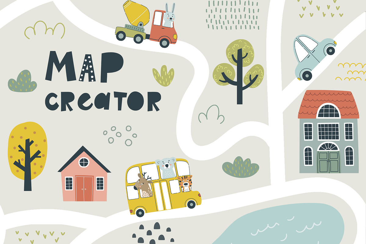 Kids & Nursery Vector Clipart Bundle, a Decorative Illustration by Jenny Quince (Photo 9 of 9)