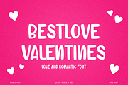 Bestlove Valentines Font, a Sans Serif Font by Iqsiart Studio (Thumbnail 1 of 6)