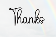 Rainbow | Script Font, a Handwritten Font by Scratchones (Thumbnail 9 of 9)