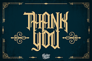 Snubhore - Gothic Typeface, a Blackletter Font by figuree studio (Thumbnail 10 of 10)
