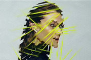 Razor Abstract Photo Effect Template, a Layer Style Add-On by DesignerCandies (Thumbnail 2 of 5)