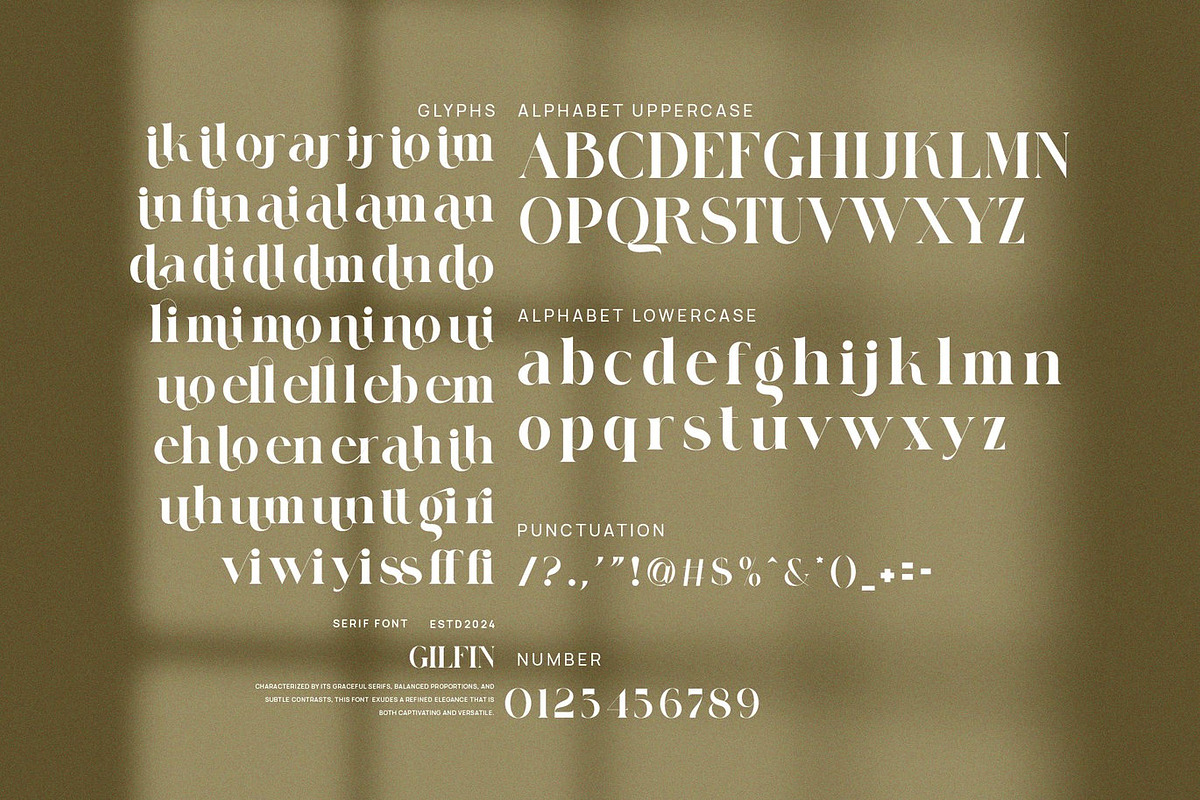 Stlier - Luxury Serif Font, a Serif Font by Luna Shop (Photo 6 of 8)