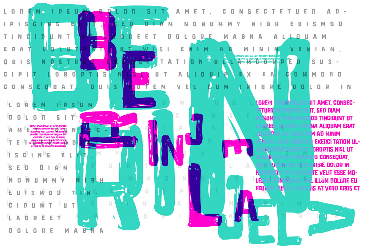 Berinjela Font, a Font by vtks design (Photo 2 of 3)