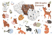 Autumn Baby Animals illustrations, an Animal Illustration by OxanaTally (Thumbnail 7 of 17)
