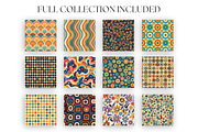 Retro Groovy Patterns, a Pattern Graphic by Artful Assets Boutique (Thumbnail 2 of 4)