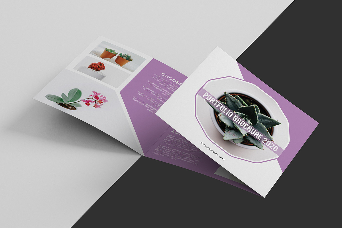 Portfolio Square Trifold, a Brochure Template by crazyOWL (Photo 3 of 5)
