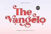 The Vangelo - Modern Fun Retro Serif, a Serif Font by Flawless And Co (Thumbnail 1 of 10)