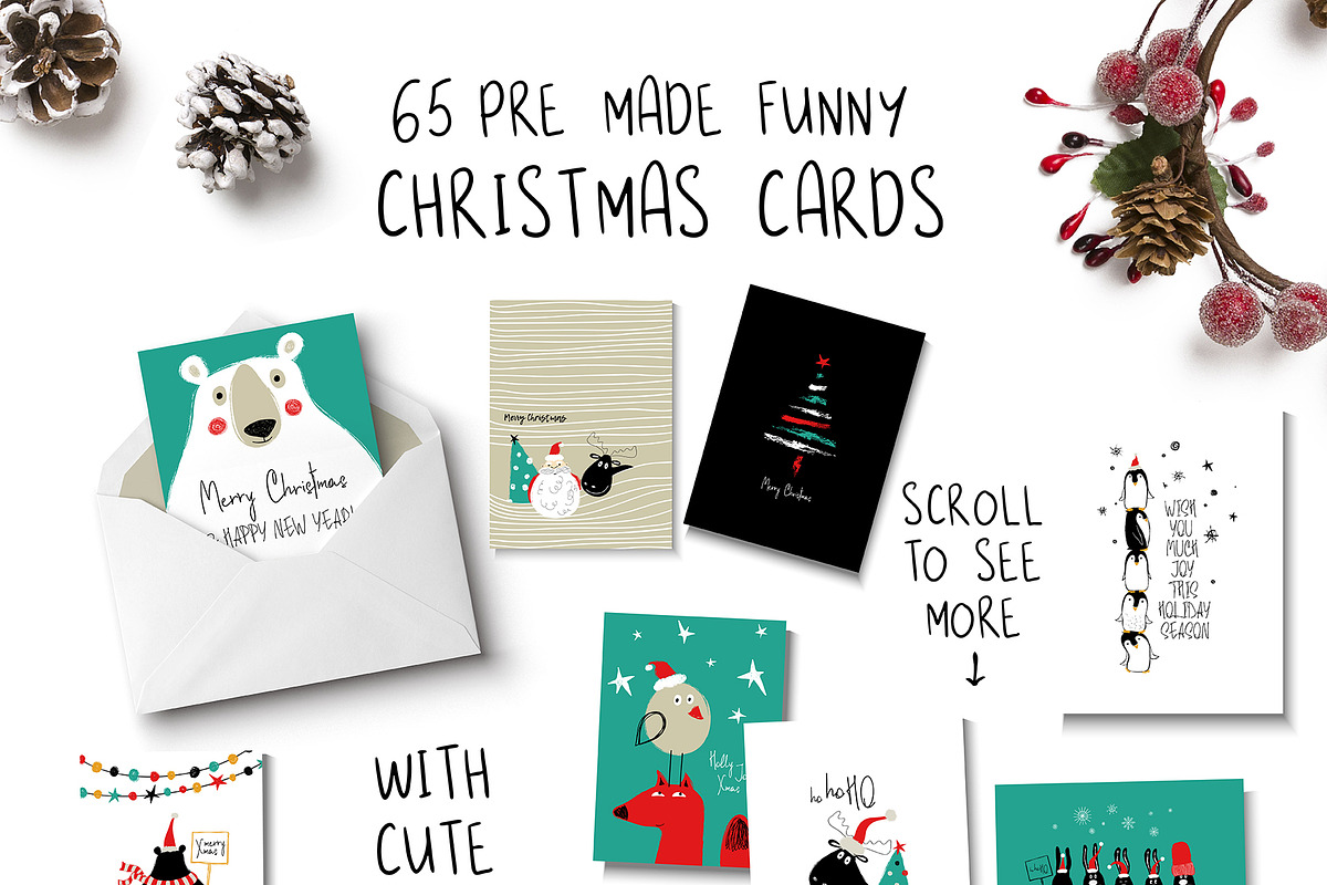 Ho-Ho-Ho Christmas Collection, a Seasonal Illustration by Annakniaz (Photo 2 of 9)