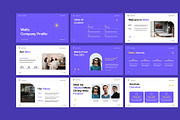Purple Company Profile Keynote, a Presentation Template by Neermana (Thumbnail 2 of 5)