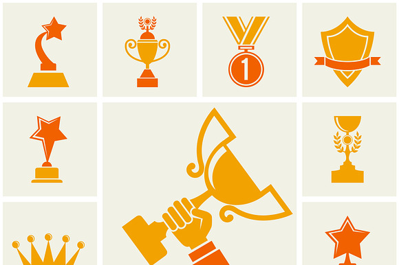 Trophy And Award Icons
