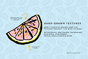 Brushed lemons vector pattern set, a Pattern Graphic by Palette Pursuit (Thumbnail 12 of 12)